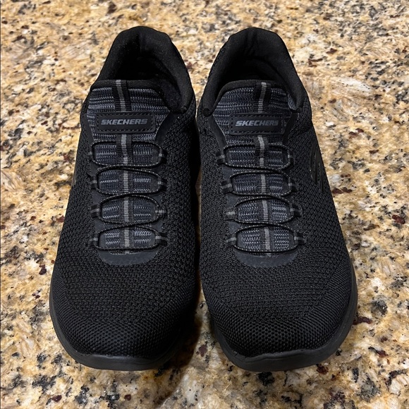 Skechers Black Slip-On Sneakers - Picture 1 of 6